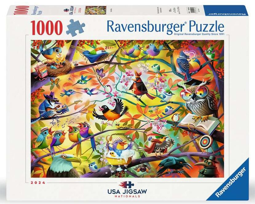 Ravensburger Dean MacAdam Busy Birdies 1000 Piece Puzzle image 0